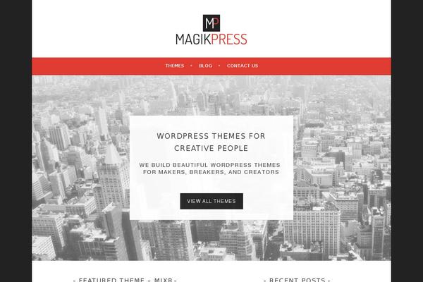 magikpress.com site used Design-mode