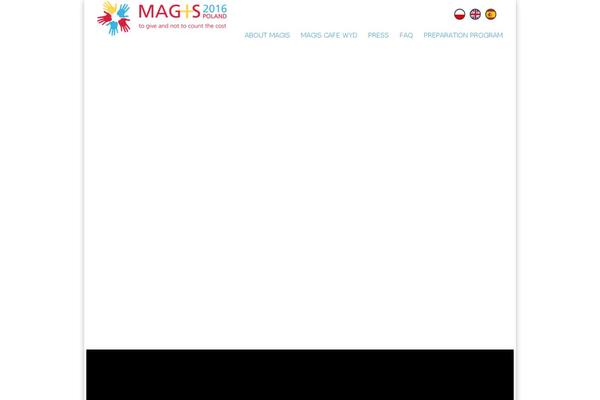 magis2016.org site used Backstreet-child