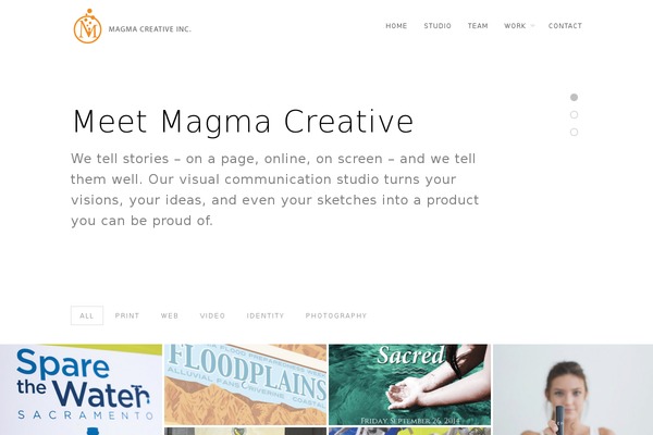 magmacreative.com site used Magma-main