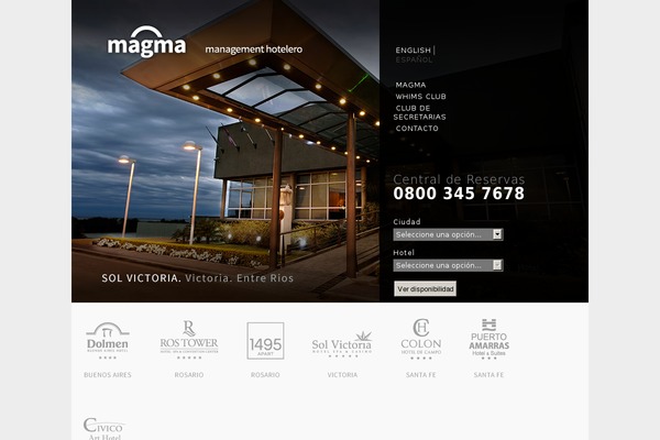 Magma theme site design template sample