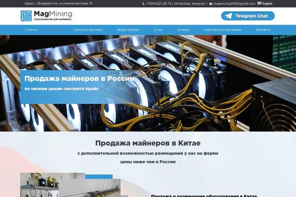 WordPress website example screenshot