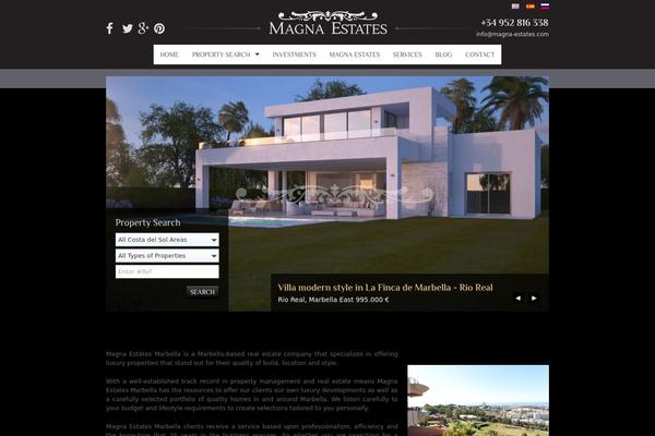 magna-estates.com site used Magnamarbella