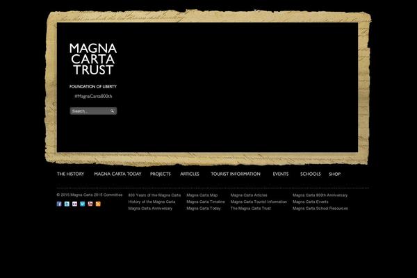 magnacarta800th.com site used Magnacarta