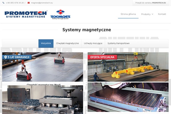 magnespro.pl site used Magnespro
