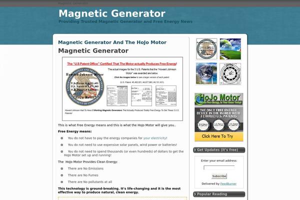 magneticgeneratorinfo.com site used Magnetic_energy
