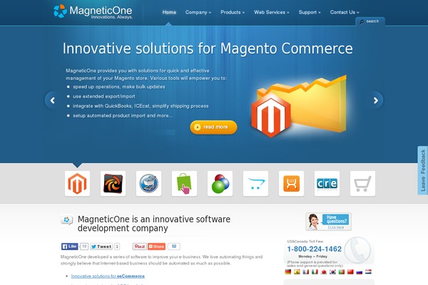 magneticone.com site used Task