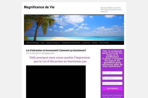 Twenty Ten theme site design template sample