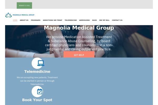 magnoliamed.com site used Pinevale-child