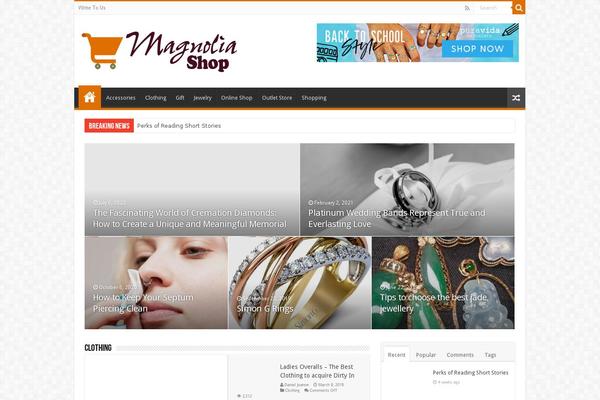 magoniashop.com site used Sahifa