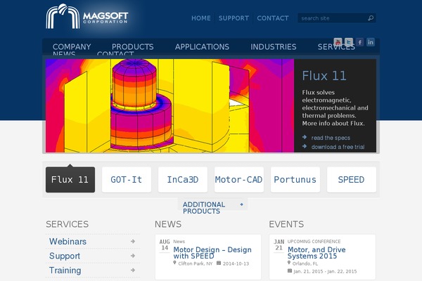 magsoft-flux.com site used Magsoft