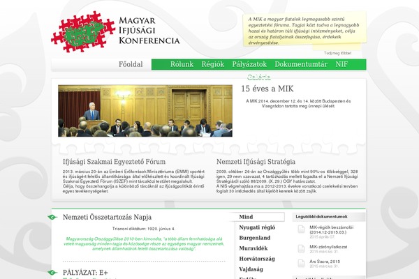 magyarifjusagikonferencia.eu site used Mik