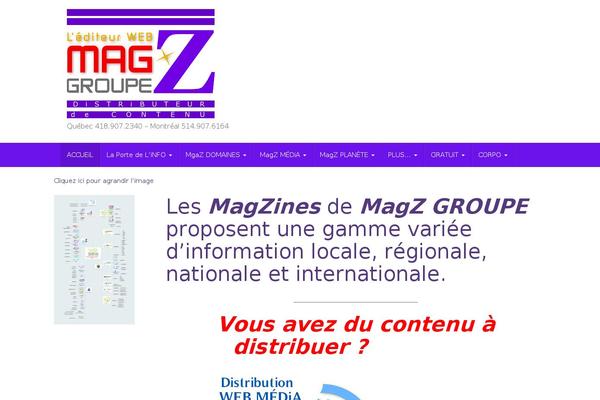 magzgroupe.ca site used Unite
