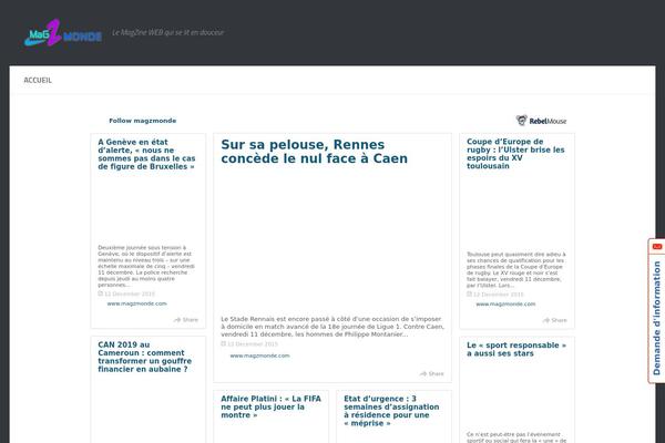 magzmonde.com site used Hueman