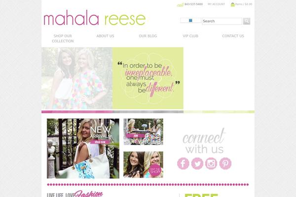mahalareese.com site used Mahalareese