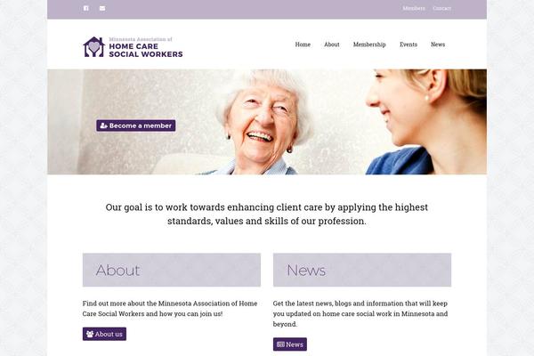 WordPress website example screenshot