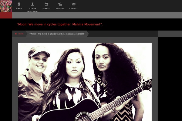 mahinamovement.com site used Musicvent