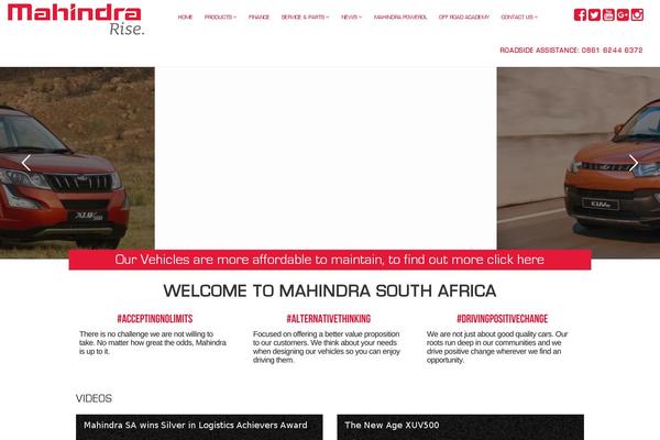 mahindra.co.za site used Wpstg-tmp-storefront-child