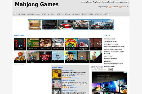 mahjong-games.org site used Mahjonggamesorg