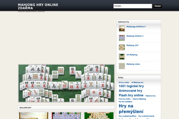 mahjonghry.com site used Arras-theme-game