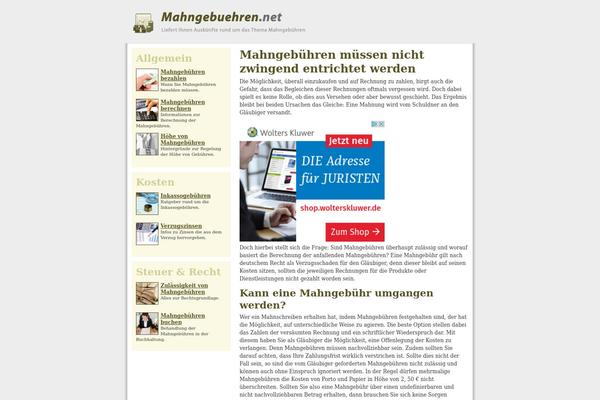 mahngebuehren.net site used Mg