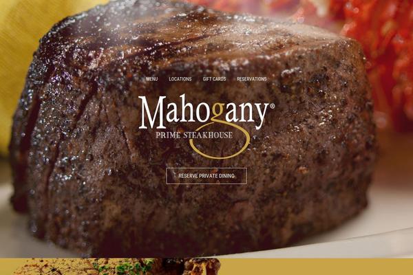 mahoganyprimesteakhouse.com site used Mahohany