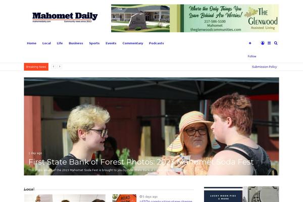WordPress website example screenshot