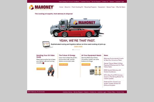 mahoneyenvironmental.com site used Mahoney
