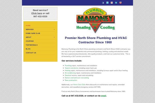 mahoneyplumbing.com site used Shopen