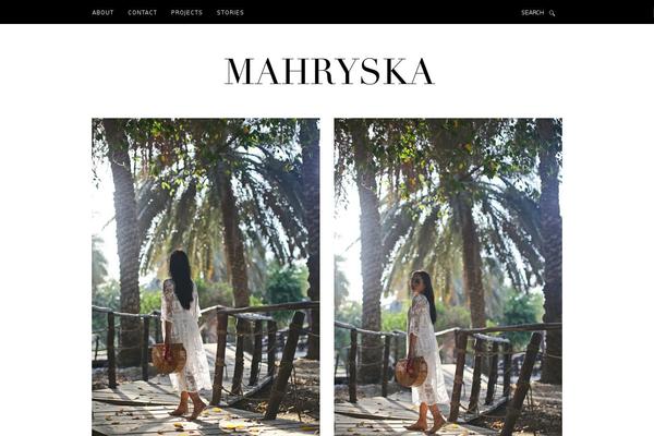 mahryska.com site used Streetstyle-blog