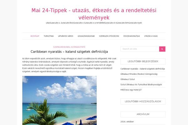 Zinnias Lite theme site design template sample