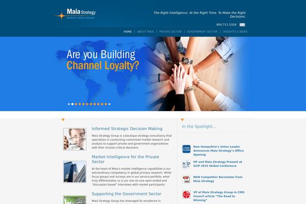 maiastrategy.com site used Maia_v2