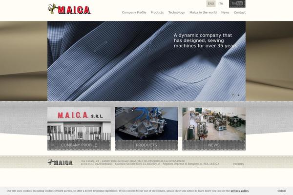 maicaitalia.com site used Maica