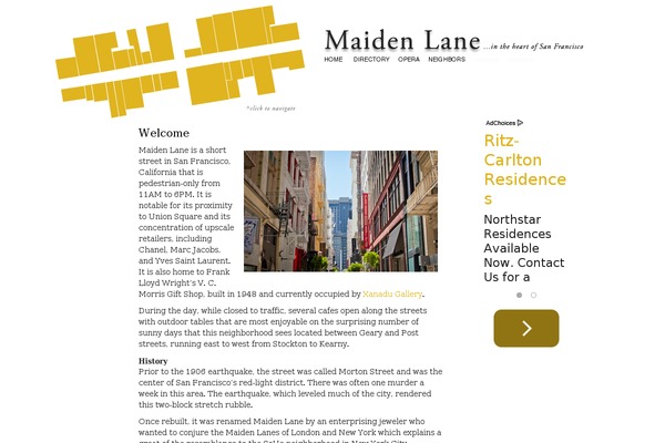 maiden-lane.com site used Maidenlane