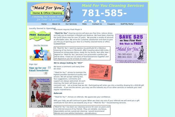 maidforyoukingston.com site used Maid_for_you