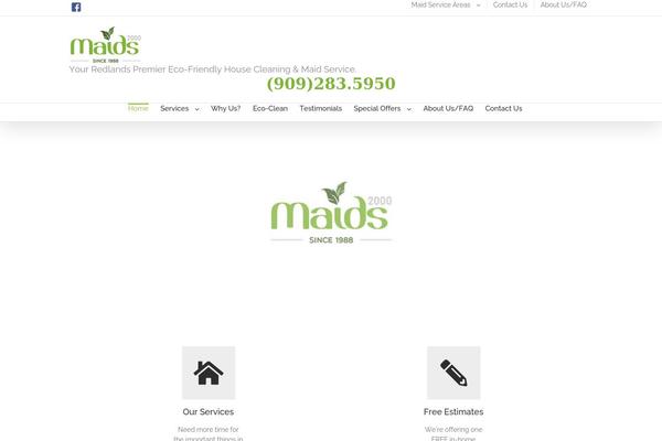 WordPress website example screenshot