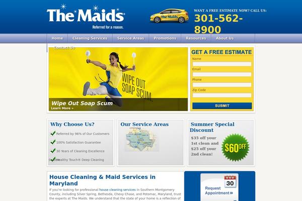 maidsinmd.com site used Themaids