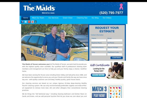 maidsoftucson.com site used Themaids