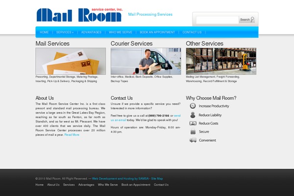 mailroomservicecenter.com site used Mailroom