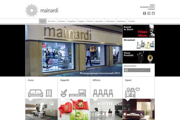 mainardi theme websites examples