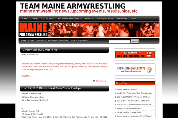 maine-armwrestling.com site used Breathe