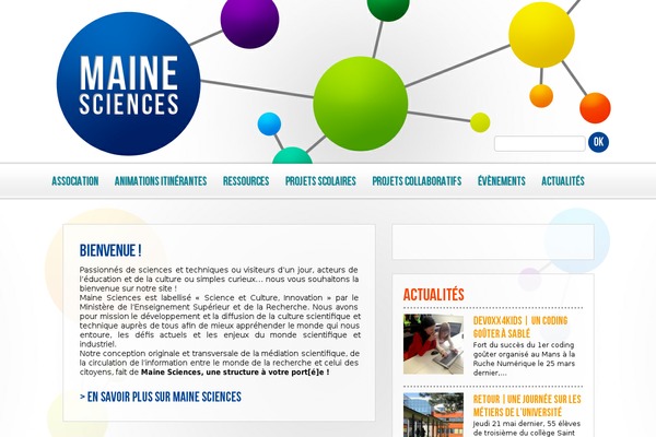 maine-sciences.org site used Mainesciences