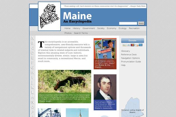 maineanencyclopedia.com site used Maineanencyclopedia_theme