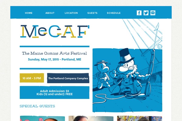 mainecomicsfestival.com site used Mecaf