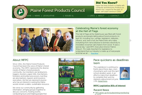 maineforest.org site used Mfpc2013