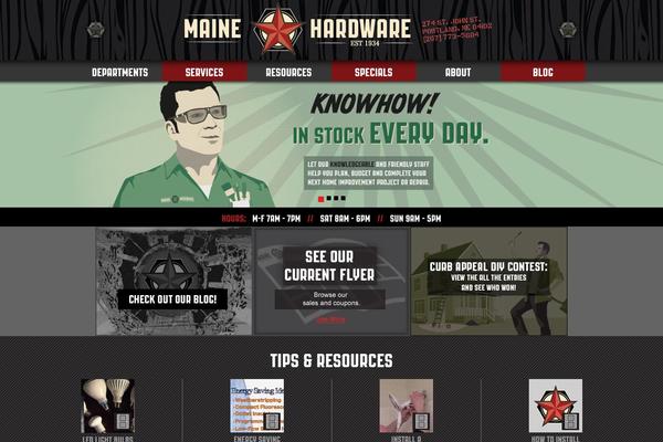 mainehardware.com site used Hardware