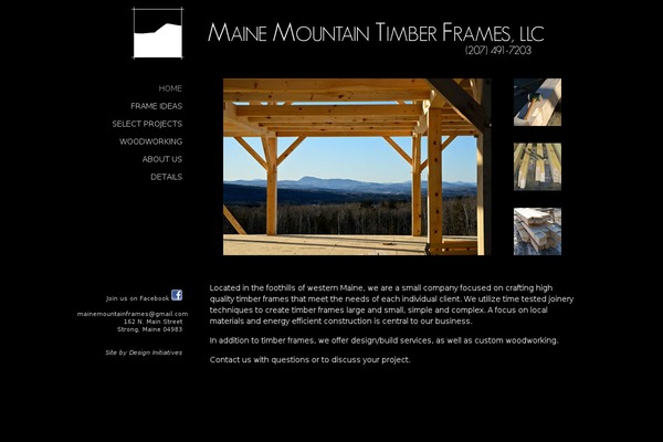 mainemountaintimberframes.com site used Mainemountain