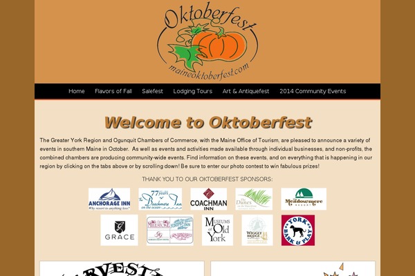 maineoktoberfest.com site used Oktoberfest