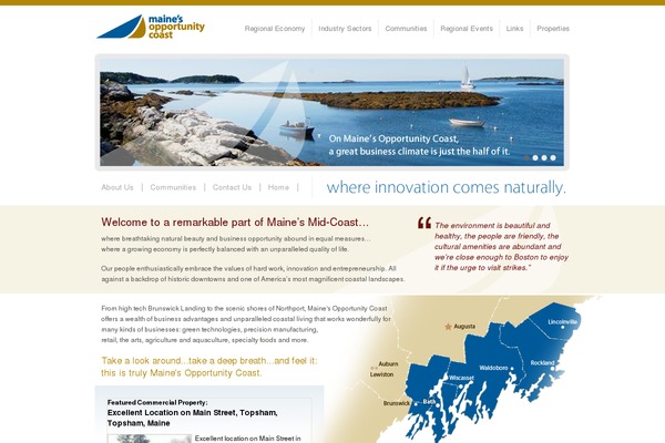 maineopportunitycoast.com site used Maine-opportunity-coast