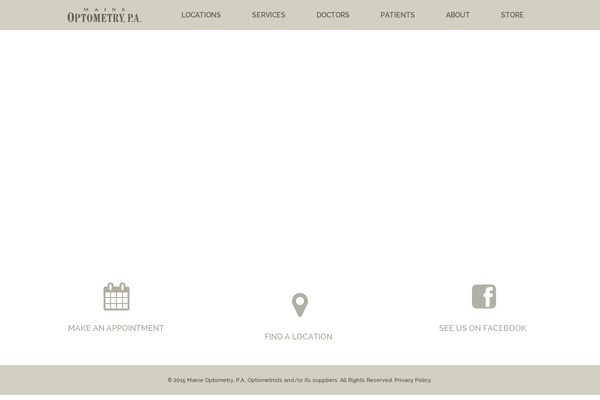 maineoptometry.com site used Maine-optometry