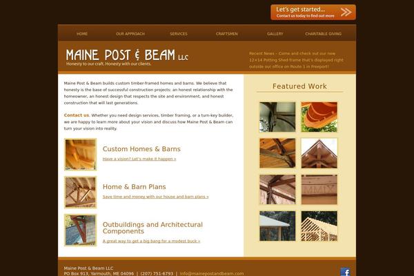 WordPress website example screenshot